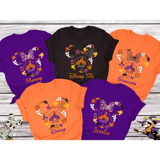 Custom Disney Family Halloween Shirt, Disney Halloween Crew, Disney Family Shirt