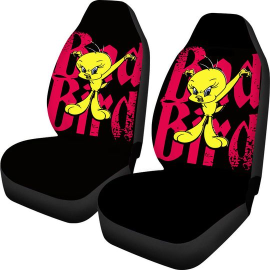 Tweety  Car Seat Covers Set, Driver Passenger, Car Seat Cover, Anime Goods, Character