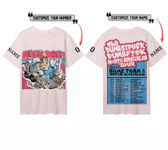 Neck Deep The Dumbstruck Dumbfuck Tour 2024 Personalized T Shirt