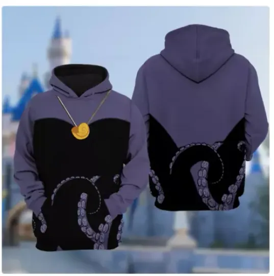 The Little Mermaid 3D HOODIE HALLOWEEN GIFT CHRISTMAS GIFT BEST PRICE US SIZE