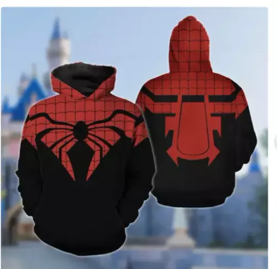 The Superior Spider-Man Costume 3D HOODIE HALLOWEEN GIFT CHRISTMAS GIFT US SIZE