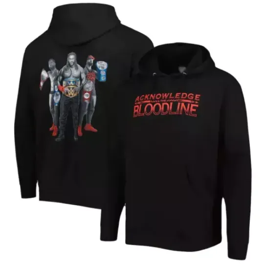 Wrestling Entertainment ROMAN REIGNS “ACKNOWLEDGE THE BLOODLINE” PULLOVER HOODIE