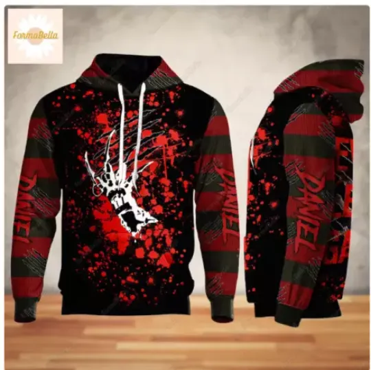 Halloween Freddy Krueger 3D HOODIE HALLOWEEN GIFT CHRISTMAS GIFT BEST PRICE