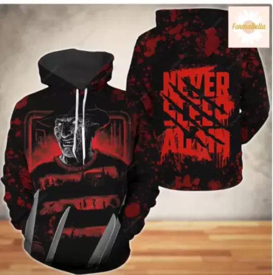Halloween Freddy Krueger 3D HOODIE HALLOWEEN GIFT CHRISTMAS GIFT BEST PRICE