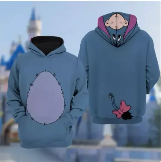 Discover Eeyore Donkey 3D Costume 3D HOODIE HALLOWEEN GIFT CHRISTMAS GIFT BEST PRICE