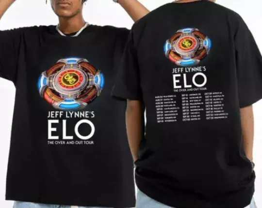 Jeff Lynnes Elo Over And Out Final Tour 2024 Shirt