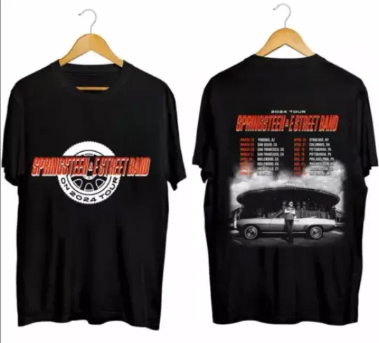 Discover Bruce Springsteen   The E Street Band Rescheduled US Tour 2024 T-Shirt For Fans