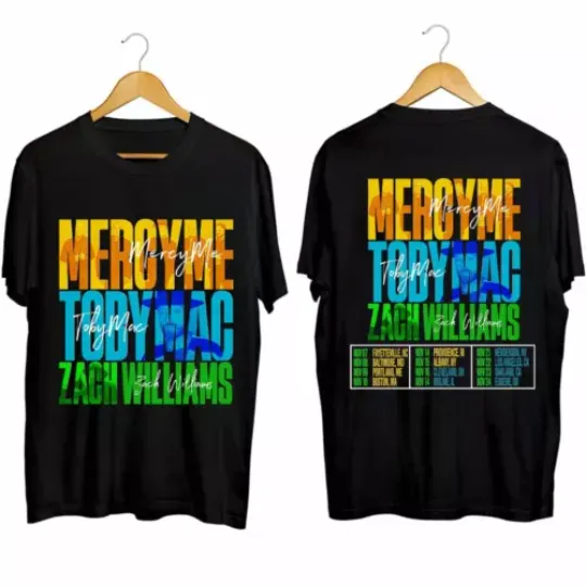Discover TobyMac  MercyMe and Zach Williams 2024 Tour Shirt