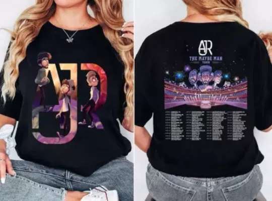 Discover AJR The Maybe Man Tour 2024 T Shirt  AJR Band Concert Shirt,  The Maybe Man Tour