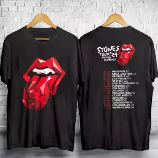 The Rolling Stones Tour 2024 Hackney Diamonds Unisex T-Shirt