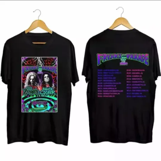 Discover Rob Zombie and Alice Cooper s 2024 Tour Shirt Gift t shirt