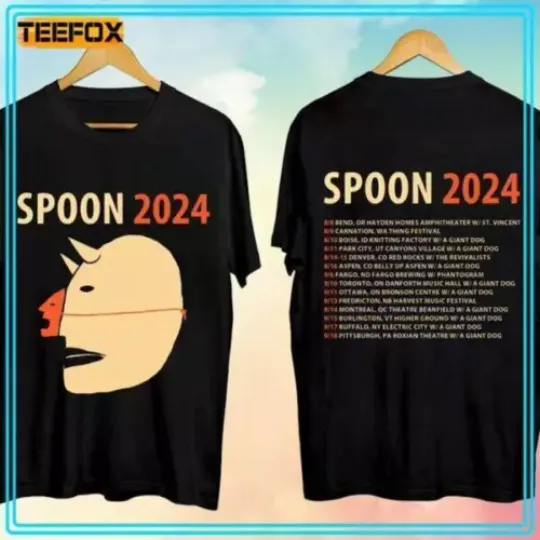 Discover Spoon Tour 2024 Concert Music T-Shirt