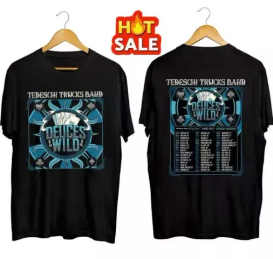 Discover Tedeschi Trucks Band 2024 Deuces Wild North American Tour T-Shirt