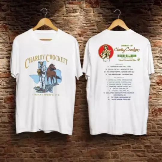 Discover Charley Crockett 2024 Tour Vintage Charley Crockett Classic T-Shirt