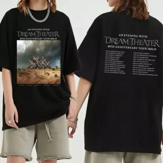 Discover Dream Theater - 40th Anniversary Tour 2024 2025 Shirt