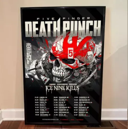 5FDP TOUR 2024 – Five Finger Death Punch 2024 Poster