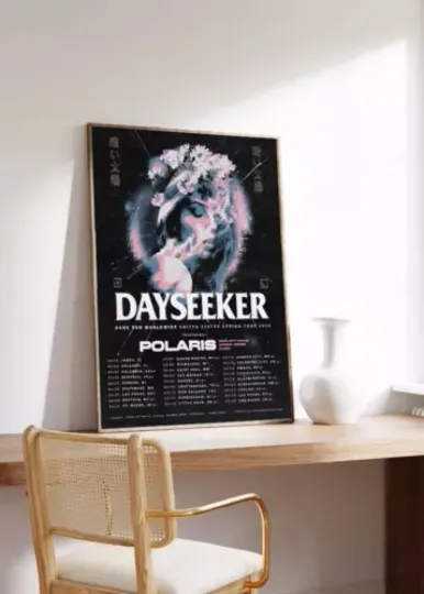 Discover Dayseeker Dark Sun Spring 2024 Tour Poster Home Decor