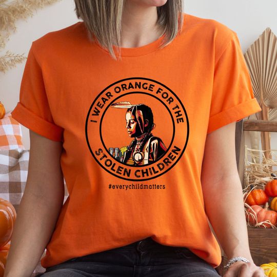 Discover I Wear Orange For Stolen Children Shirt, Indigenous Awareness, Equality Shirt, Orange Day Gift, Every Child Matters Shirt, Orange Day Shirt