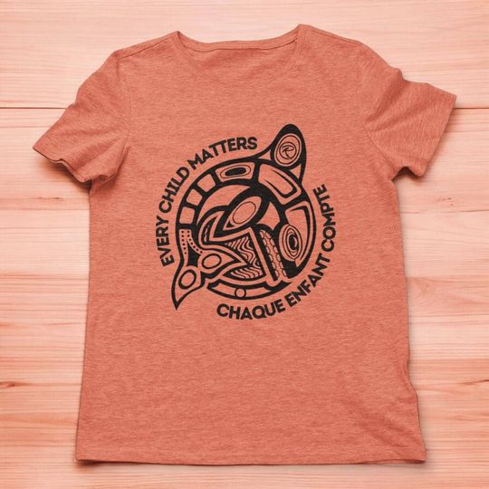Discover Every Child Matters Orca T-shirt | Indigenous Owned Shop | Proceeds Donated | Orange shirt day tshirt
