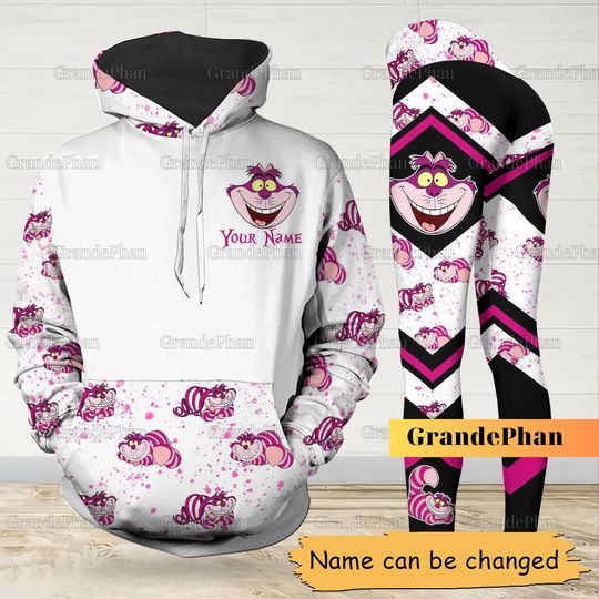 Cheshire Cat Hoodie Legging, Alice Wonderland Hoodie, Girls Disney Hoodie, Cheshire Cat Shirt, Magic Kingdom, Gift For Her