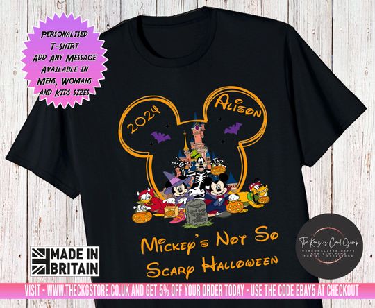 Discover Mickeys Not So Scary Halloween Shirt Disneyland Paris World Halloween T Shirt