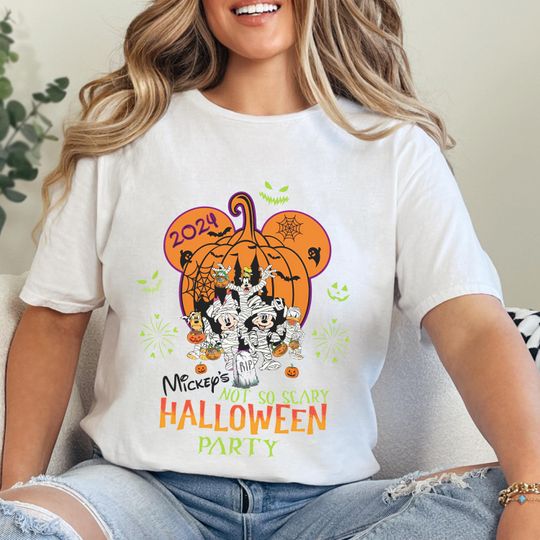 Discover Mickeys Not So Scary Halloween Party 2024 Inspired T-shirt