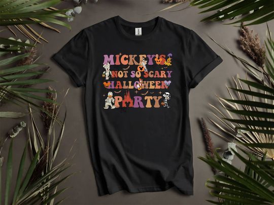 Discover Disney Mickey Not So Scary Halloween Costume Custom T-Shirts for Men