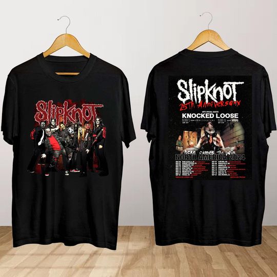Discover Here Comes the Pain SP KNOT 2024 T-Shirt, SP KNOT T-Shirt, Here Comes the Pain 2024 Tour Shirt, SP KNOT Band 25th Anniversary 2024 Shirt