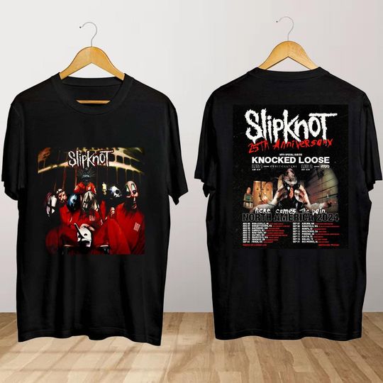 Discover Here Comes the Pain SP KNOT 2024 T-Shirt, SP KNOT T-Shirt, Here Comes the Pain 2024 Tour Shirt, SP KNOT Band 25th Anniversary 2024 Shirt