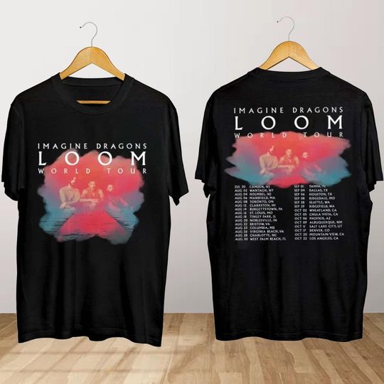 Discover Loom Tour 2024 Imagine Dragons T-Shirt, Imagine Dragons T-Shirt, Imagine Dragons Fan Gift, Loom Tour 2024 Shirt, Imagine Dragons Merch