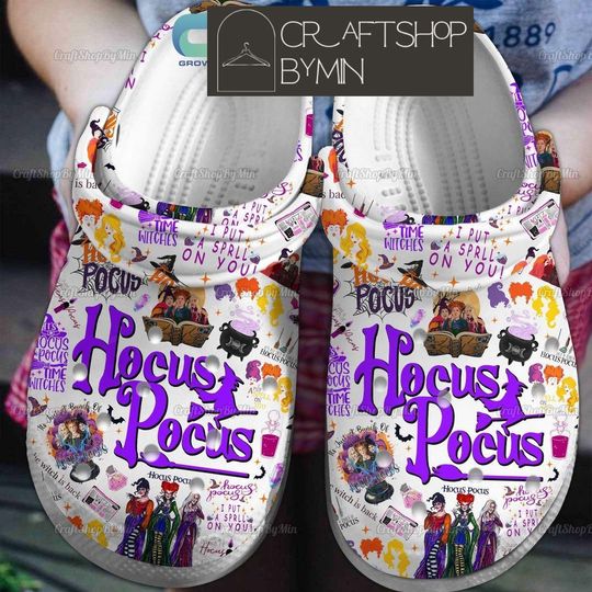Halloween Hocus Pocus Shoes, Women Shoes, Men Shoes, Sanderson Sisters Sandals, Just A Bunch Of Hocus Pocus, Disney Witches Shoes