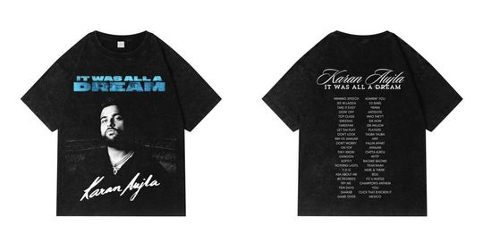 Discover Karan Aujla World Tour T shirts 2024