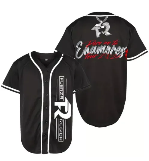Discover Fuerza Regida 2024 Baseball Jersey Shirt Full Size