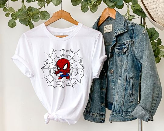 Spiderman Tee Shirt, Marvel Family Matching Spiderman Shirt, Marvel Shirt, Birthday Boys Gift Idea, Spiderman Theme Party, Disneyland Trip
