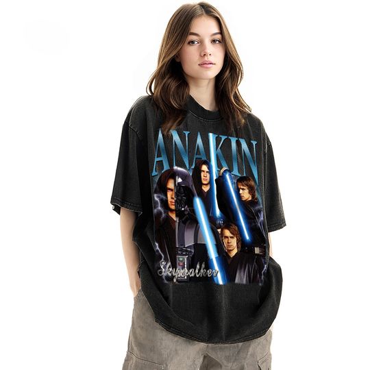 Limited Anakin Skywalker Vintage Unisex Shirt, Actor Homage tee, 90s retro design graphic T-Shirt: Ideal Gift for Him and Her