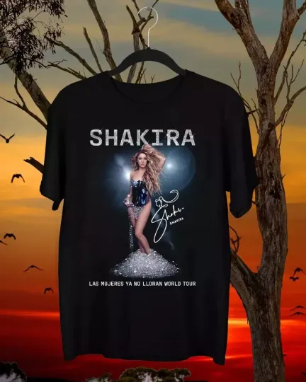 Discover 2024 Shakira Tour Shirt Las Mujeres Ya No S-3XL Unisex T-Shirt Gift for Fans