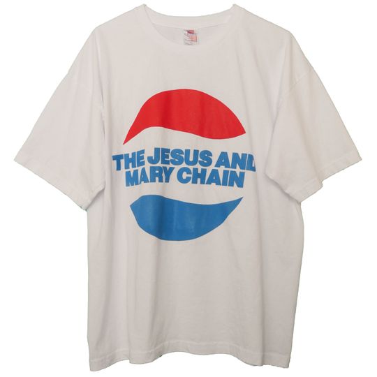 Jesus And The Mary Chain Soda Pop Logo Tee Boxy Fit Shoegaze Slowdive Tour Post Punk Ambient Noise Alternative Grunge Band Album Soft Drink