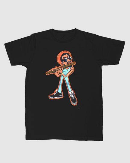 Discover Andr 3000 New Blue Sun inspired cartoon tshirt