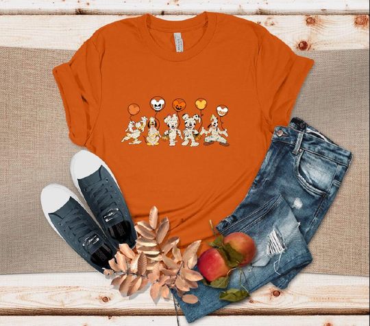 Discover Mickey Mouse Halloween T-Shirt, Cute Pumpkin T-Shirt, Halloween Disney Characters Tee