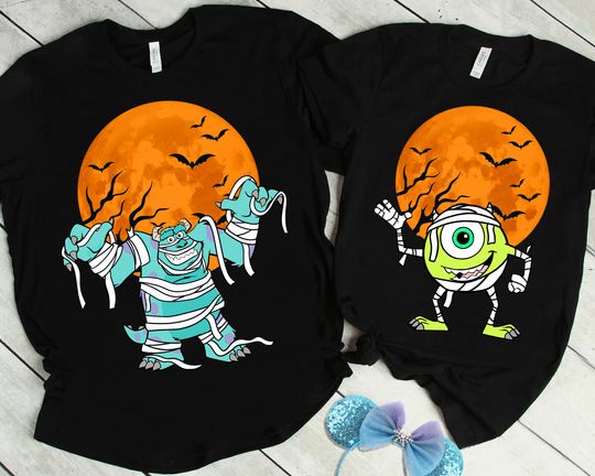 Disney Monsters Inc James P. Sullivan and Mike Wazowski Halloween Shirt