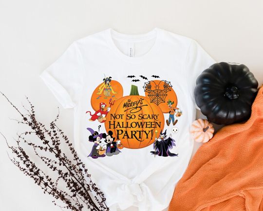 Discover Mickey's not so scary Halloween party 2022 shirts, Mickey pumkin shirt