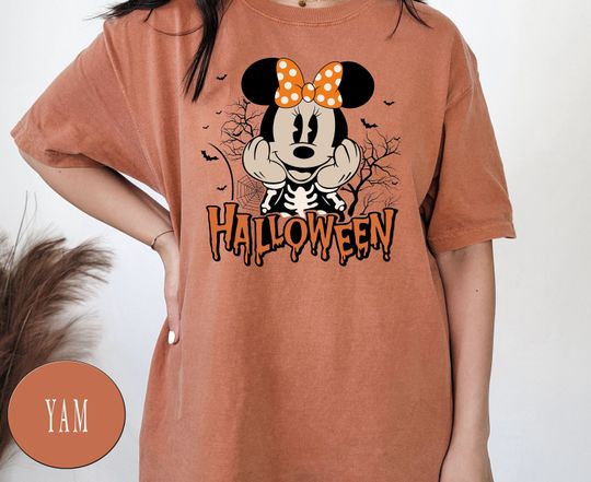 Discover Vintage Minnie Halloween Comfort Colors Shirt, Minnie Mouse  , Minnie Spooky Season Tee