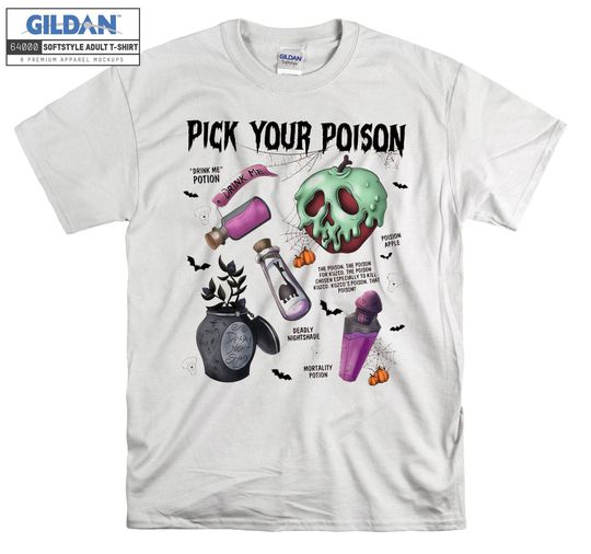 Discover Pick Your Poison Disney Family T-shirt Hoodie Kids Child Tote Bag Tshirt