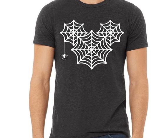 Mickey Spiderweb Glow in the Dark Unisex Shirt/ Disney Trip Shirt/Disney Halloween Shirt