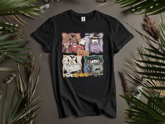 Discover Disney Cars Characters Halloween Castle Costume Custom T-Shirts