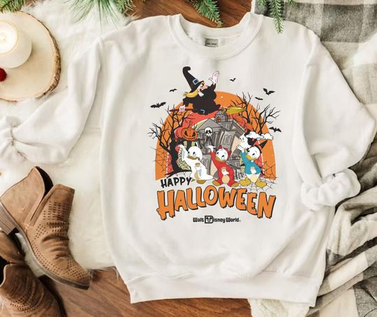 Discover Huey Dewey Louie Duck Witch Hazel Trick Or Treat Shirt