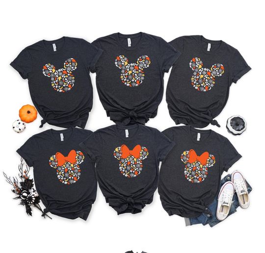 Discover Halloween Mickey And Minnie Shirt,  Disney Halloween Family Matching Shirt