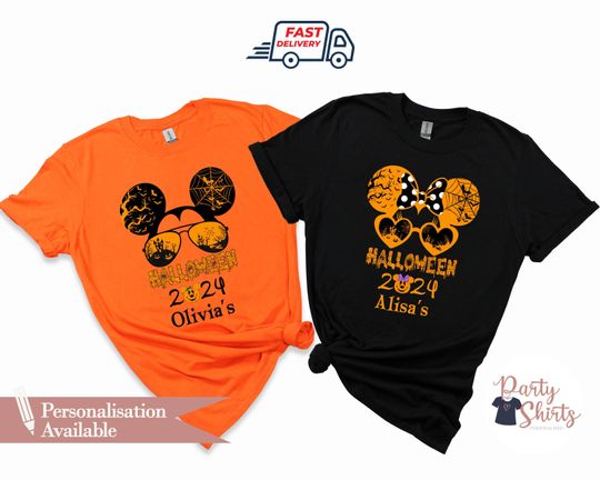 Discover Custom Disney halloween Trip Tshirt, Disney Halloween Tee, Halloween Matching Shirts