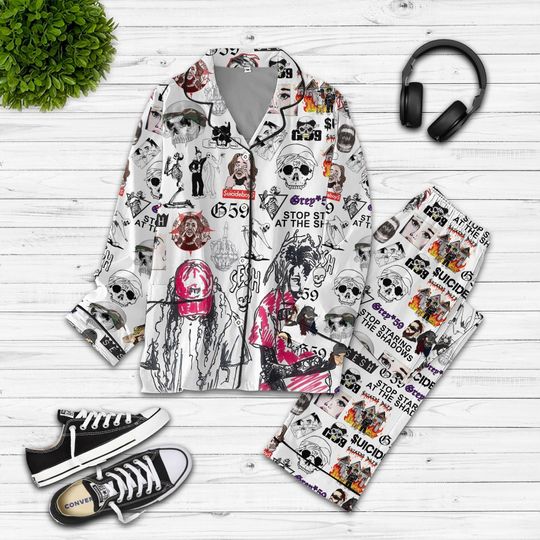 Discover Suicideboys Pajamas Set, Suicideboys Merch Shirt, Greyday 2024 Tour Shirt, G59 Concert Holiday Pajamas, City Morgue Women Pajamas