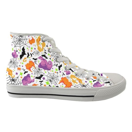 Discover Hocus Pocus Inspired High Top Sneakers, Witchy Theme, Hocus Pocus Fans, Hocus Pocus Movie, Fall Season, Halloween Shoes